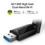 TP-Link Archer-T3U-Plus AC1300 High Gain Wireless Dual Band USB Adapter Archer T3U Plus by TP-Link