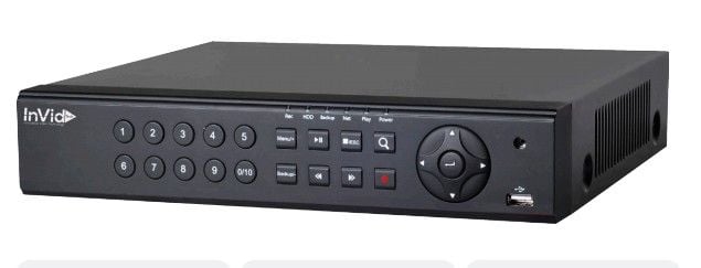 InVid PN1A-8X8-2TB 8 Channel Network Video Recorder with 8 Plug & Play Ports, 4K, 2TB PN1A-8X8-2TB by InVid