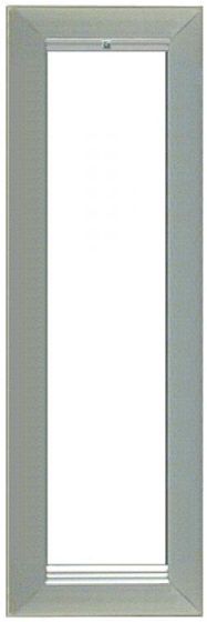 Alpha OF191S 1 Gang Panel Frame- Surface, Aluminum OF191S by Alpha