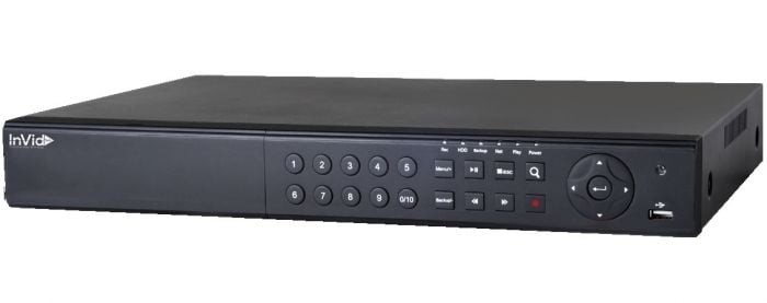 InVid PD1A-16-16TB 16 Channel TVI/AHD/CVI/Analog/IP Universal Port Digital Video Recorder, 16TB PD1A-16-16TB by InVid