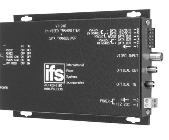 GE Security Interlogix VT1910WDM FM Video Transmitter / Data Transceiver, MM, 1 Fiber VT1910WDM by Interlogix