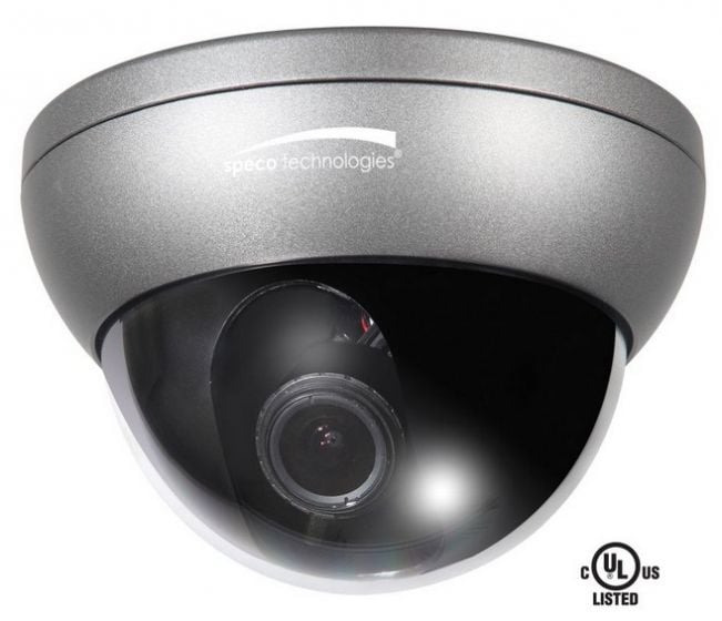 Speco HT7250IHR 650 TVL Intensifier Indoor / Outdoor Vandal Resistant Dome Camera, 5-50mm Lens HT7250IHR by Speco