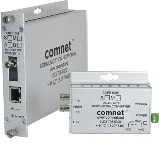 Comnet CNFE1004SAC1B-M 10/100 Mbps Ethernet 1550/1310nm Media Converter CNFE1004SAC1B-M by Comnet