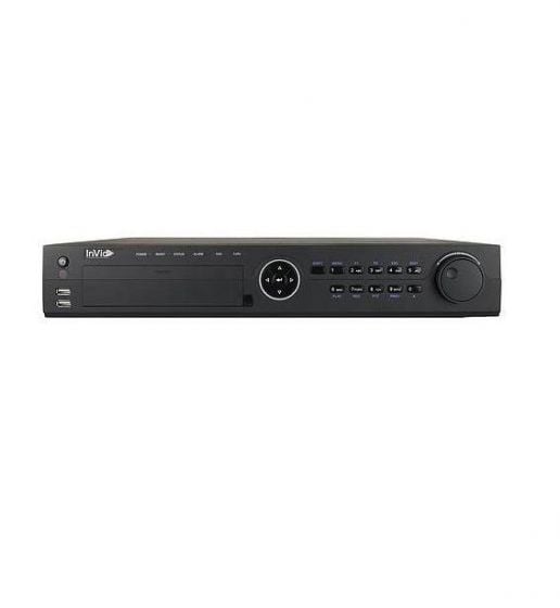 InVid UN1A-32X16-8TB 32 Channels 4K Network Video Recorder with 16 Plug & Play Ports, 4 HD Bays, 8TB UN1A-32X16-8TB by InVid