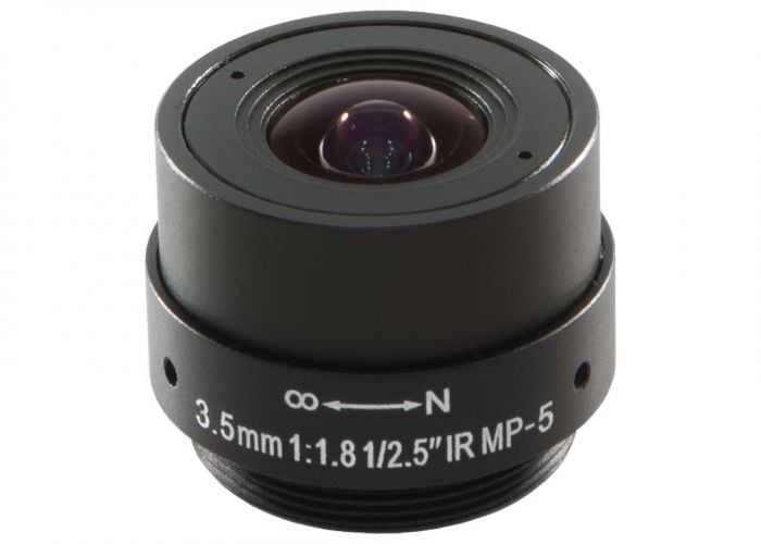 Arecont Vision MPL3-5 3.5mm, 1/2.5-inch, F1.8, Fixed Iris Lens MPL3-5 by Arecont Vision