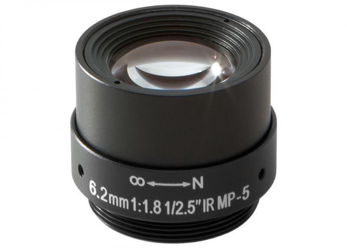 Arecont Vision MPL6.2 6.2mm, 1/2.5-inch, F1.8, Fixed Iris Lens MPL6.2 by Arecont Vision