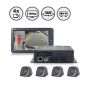 RVS Systems RVS-77555-04 1080p HD 360° Camera System with 7" HD Monitor, Calibration Kit and Backup Sensor Kit RVS-77555-04 by RVS Systems