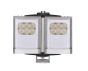 Raytec VAR2-W2-2 Vario2 Medium-Range Double-Panel White Light Illuminator with Adaptive Illumination (Silver) VAR2-W2-2 by Raytec