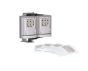 Raytec VAR2-W2-2 Vario2 Medium-Range Double-Panel White Light Illuminator with Adaptive Illumination (Silver) VAR2-W2-2 by Raytec