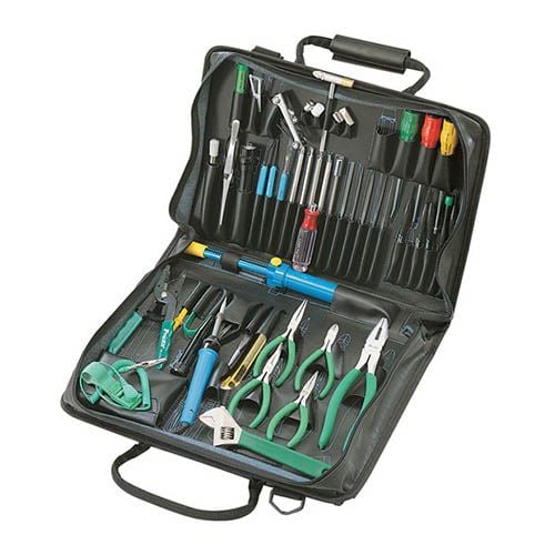 Eclipse Tools 500-017 (1PK-2002A) Technician's Tool Kit, with Heavy Duty Zippered Carrying Case 500-017 by Eclipse Tools