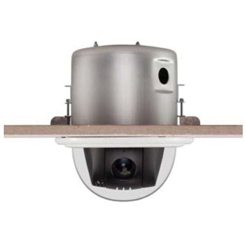 American Dynamics ADCI6PFMKIWS Recessed Flush Mount with Smoked Bubble for Illustra 625 PTZ Camera, White ADCI6PFMKIWS by American Dynamics