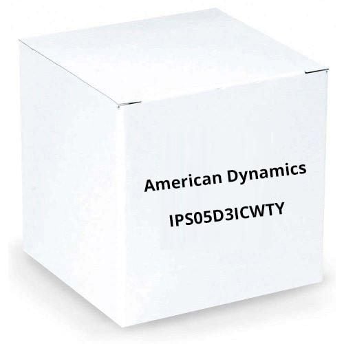 American Dynamics IPS05D3ICWTY Illustra Pro 5MP Minidome 9-22mm, Indoor, Vandal, Clear, White TDN WDR IPS05D3ICWTY by American Dynamics
