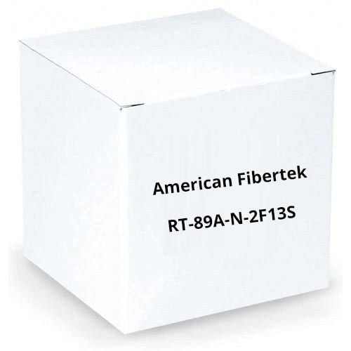 American Fibertek RT-89A-N-2F13S Intercom System for Aiphone NEM Rack Cd Tx 1300nm 12dB Singlemode 2 Fiber RT-89A-N-2F13S by American Fibertek