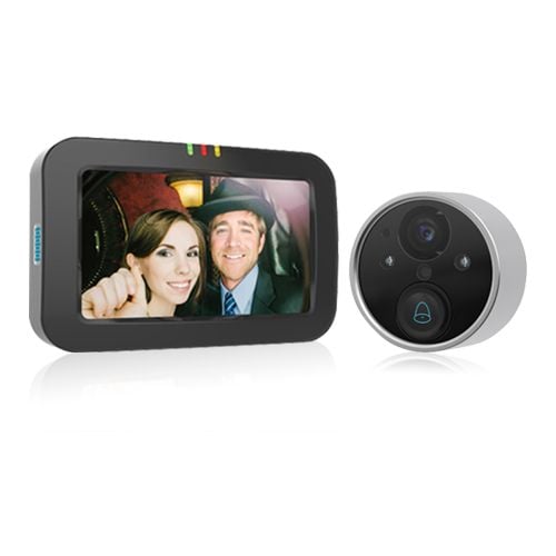 iSmart D100 1 Megapixel Network IR Indoor Doorbell Peephole Wireless Camera D100 by iSmart