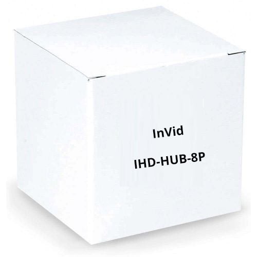 InVid IHD-HUB-8P 8 Channel HD Passive Video Balun RJ45 and Detachable Terminal Blocks IHD-HUB-8P by InVid