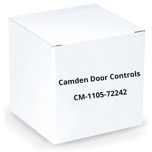 Camden Door Controls CM-1105-72242 Key Switch, SPST Momentary N/C, (2) Red and Green 24V LEDs Mounted on Faceplate CM-1105-72242 by Camden Door Controls