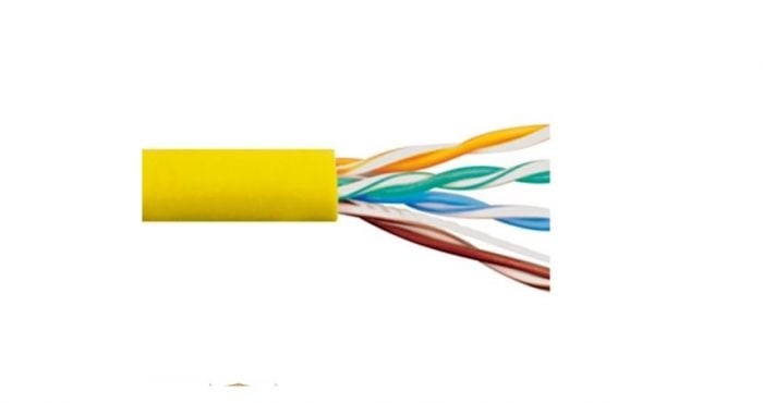 ICC ICCABP5EYL CAT5e 350MHz UTP/CMR Copper Premise Cable, Bulk, Yellow, 1000' ICCABP5EYL by ICC
