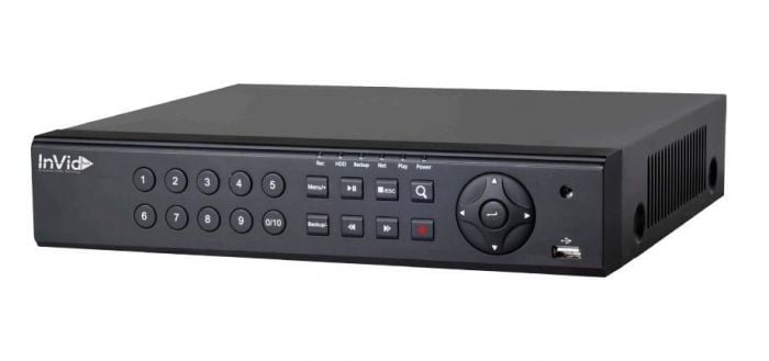 InVid PD1A-8-8TB 8 Channel TVI/AHD/CVI/Analog/IP Universal Port Digital Video Recorder, 8TB PD1A-8-8TB by InVid