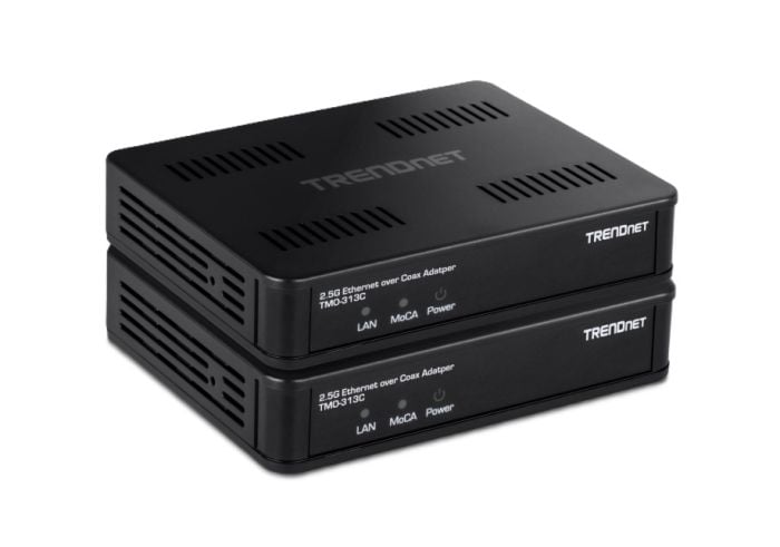TRENDnet TMO-313C2K 2.5Gbps Ethernet Over Coax Adapter (2-Pack) TMO-313C2K by TRENDnet