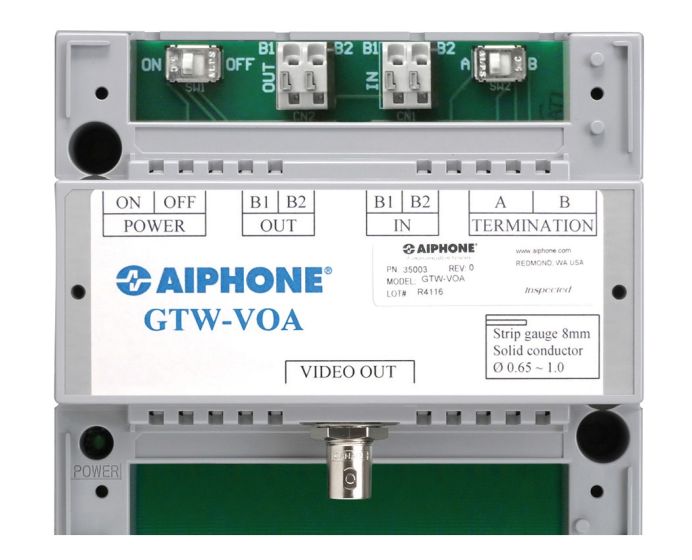 Aiphone GTW-VOA Video Output Adaptor GTW-VOA by Aiphone