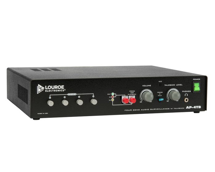Louroe Electronics LE-322 4 Zone Two-Way Base Station with Talkback LE-322 by Louroe Electronics