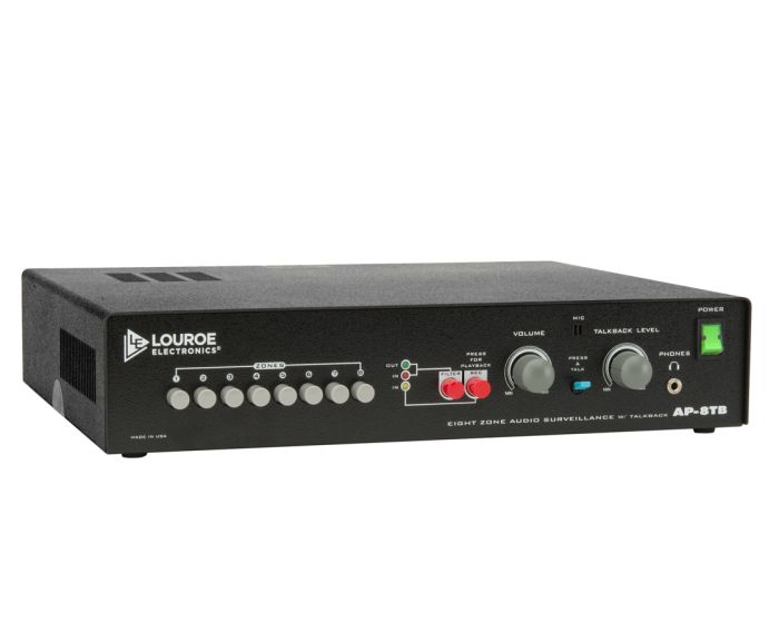 Louroe Electronics LE-323 8 Zone Two-Way Base Station with Talkback LE-323 by Louroe Electronics