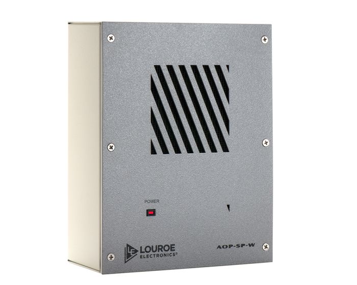 Louroe Electronics AOP-SP-W Speakerphone, Wall Mount Flush or Surfa LE-164 by Louroe Electronics