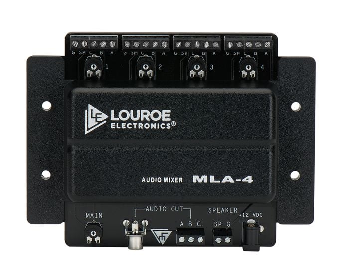 Louroe Electronics LE-217 4 Microphone Audio Mixer LE-217 by Louroe Electronics
