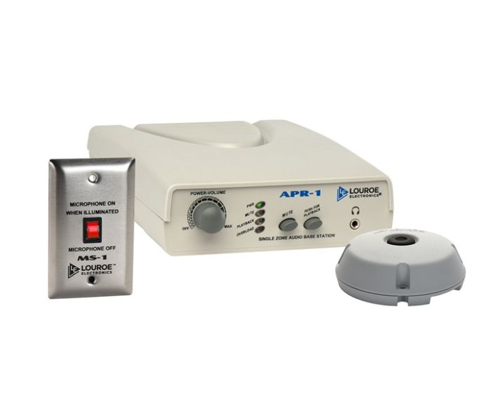 Louroe Electronics LE-380 ASK-4 601 Single Zone Base Station LE-380 by Louroe Electronics