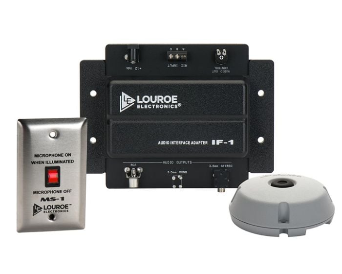 Louroe Electronics LE-381 ASK-4 631 Interface with a Microphone LE-381 by Louroe Electronics