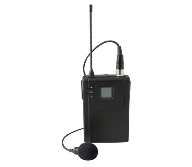Speco MUHFLP UFH 700 Frequency-Selectable Lapel Microphone MUHFLP by Speco