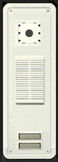 Alpha TTVM2W 2 Button Flush Video Panel, White TTVM2W by Alpha