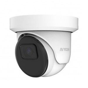 Avycon AVC-NKE81F28 8 Megapixel Outdoor IR Dome IP Camera, 2.8mm Lens, White AVC-NKE81F28 by Avycon