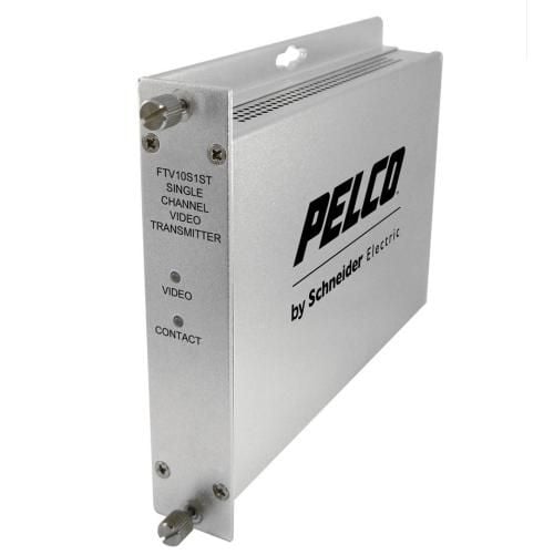 Pelco FTV10S1ST 1 Channel Video Fiber Transmitter ST Connector, Single Mode FTV10S1ST by Pelco