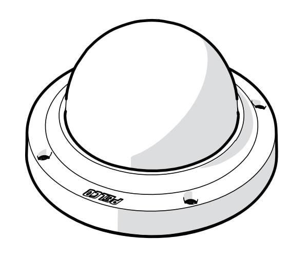Pelco IMMLD0-1E Outdoor Clear Lower Dome IMMLD0-1E by Pelco