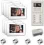 Alpha VKGB2-7-7AS 7 Unit Touchscreen Video Entry Intercom Kit VKGB2-7-7AS by Alpha