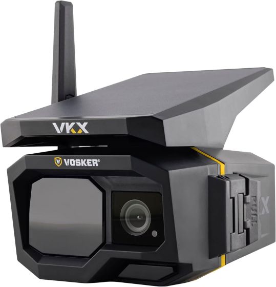 Vosker 1402 Solar Powered 4G-LTE Outdoor Cellular Security Camera - No WiFi Needed, Motion Activated 1402 by Vosker
