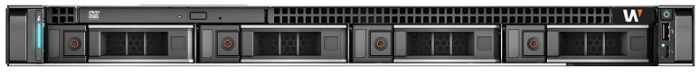 Hanwha Vision WRR-P-E200W3-8TB Wisenet WAVE Optimized 1U Rack Server, 8TB WRR-P-E200W3-8TB by Hanwha Vision