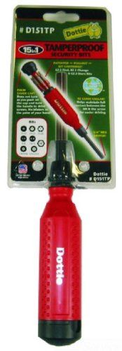 LH Dottie D151TP Tamperproof 15-in-1 Screwdriver D151TP by LH Dottie