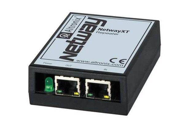 Altronix NetWayXT Ethernet Extender, 1 Port, 10/100, Passes PoE, Extends Data Additional 100m NetWayXT by Altronix