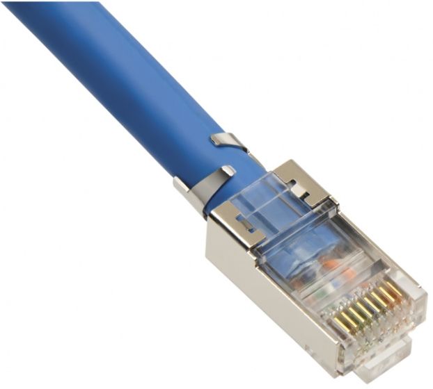 Platinum Tools 106192 RJ45 Cat6A 10 Gig Shielded Connector with Liner, 50/Bag PT-106192 by Platinum Tools