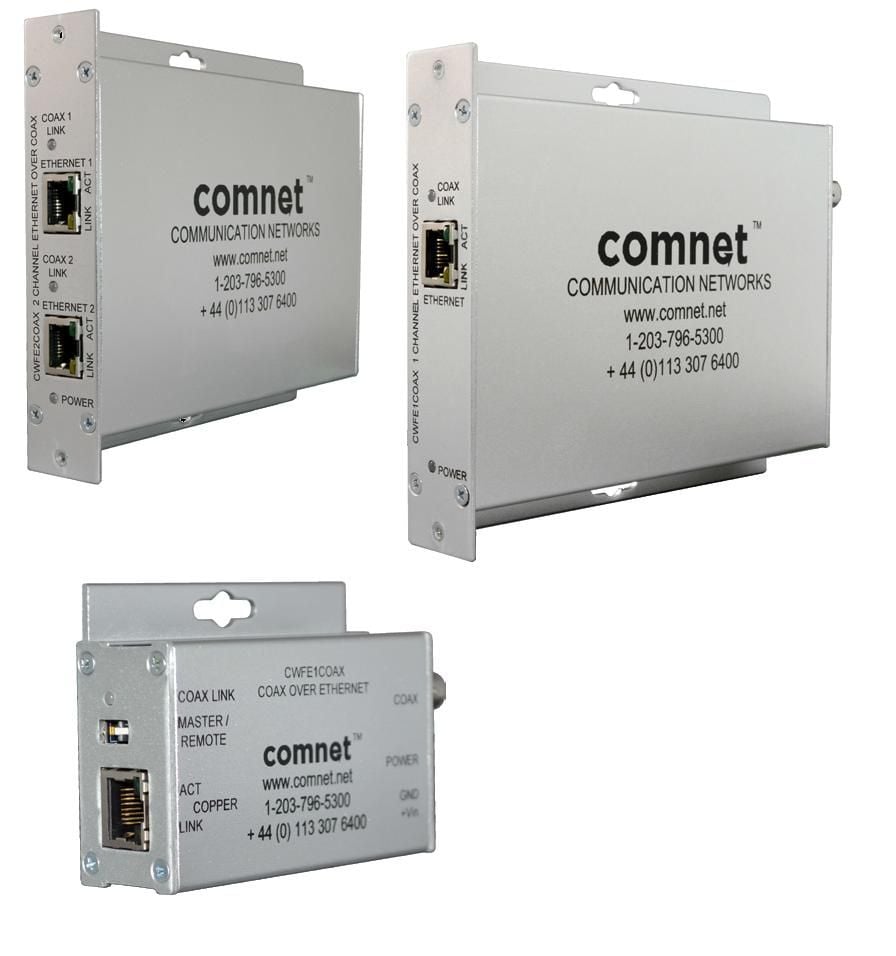 Comnet CWFE2COAX Dual Channel Ethernet over Coax