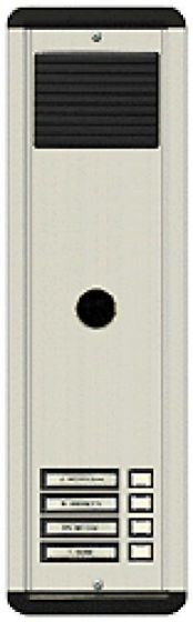 Alpha AM612-04P 4 Plastic Button L/S Panel, Flush+PO AM612-04P by Alpha