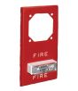Bosch RSSP-241575W-FR 24VDC Fixed-Candela Strobe, Red RSSP-241575W-FR by Bosch