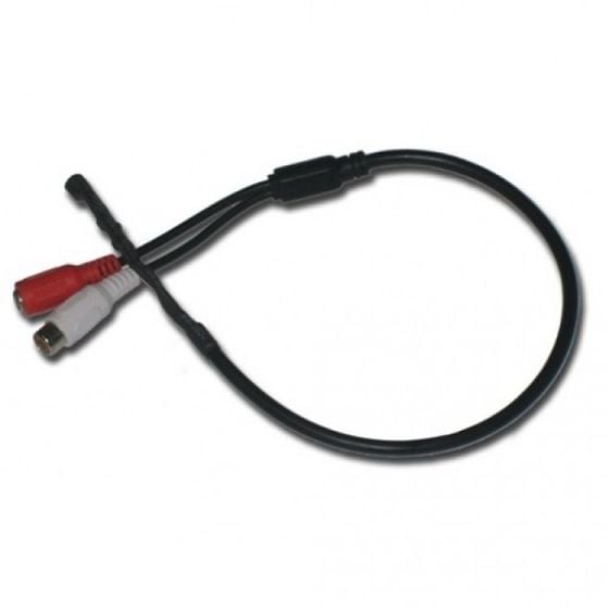 Active Vision ACA-MIC03 Mini Microphone, Low Noise, RCA & 2.1mm Power Plug ACA-MIC03 by Active Vision