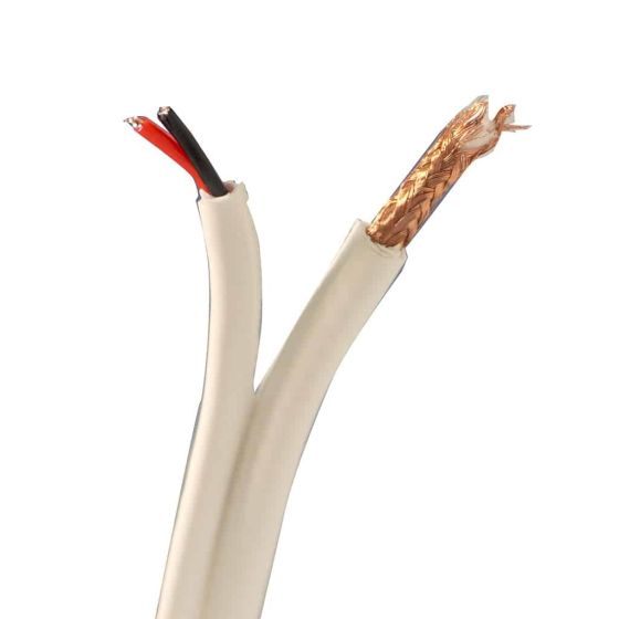 Security Dynamics SC500CCA CCA All Conductors 95% Braid Siamese Cable, 500 Feet SC500CCA by Security Dynamics