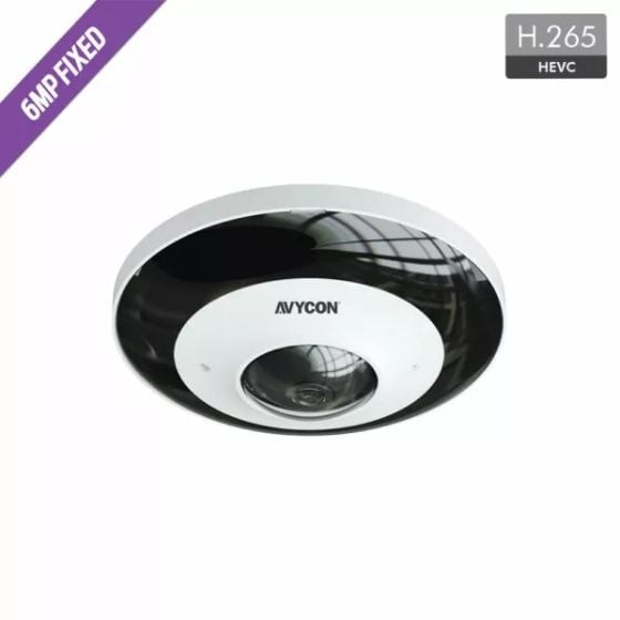 Avycon AVC-PHN61FLT 6 Megapixel Outdoor IR 180º - 360º Camera AVC-PHN61FLT by Avycon