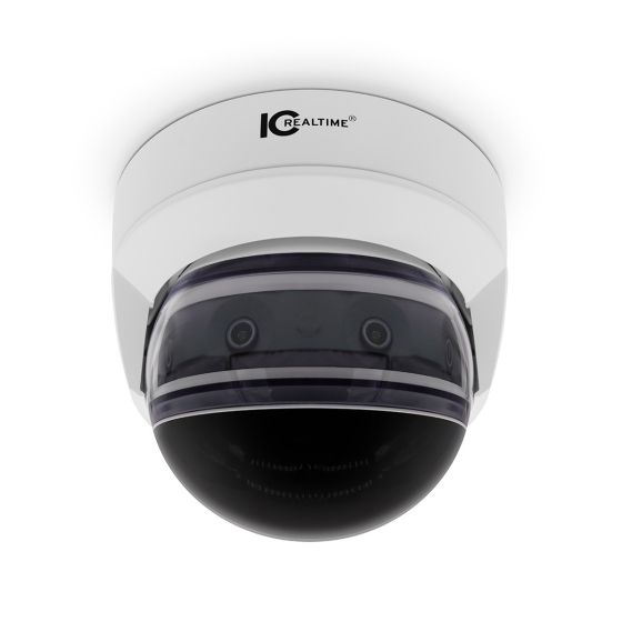 ICRealtime IPEL-M80F-IRW2 4x2MP Multi-Lens Panoramic Network IR Dome Camera, 2.8mm Lens IPEL-M80F-IRW2 by ICRealtime