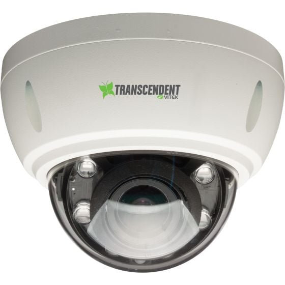 Vitek VTD-T4D6HR8MD 8 Megapixel Indoor/Outdoor 4-in-1 HD-TVI/AHD/CVI/CVBS Vandal Dome Camera, 3.6-10mm Lens VTD-T4D6HR8MD by Vitek