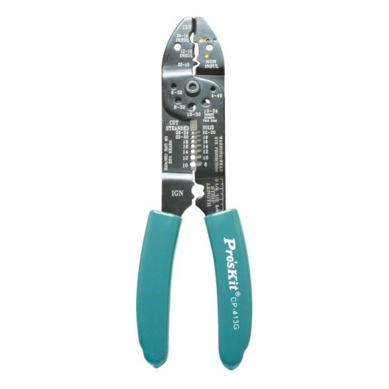 Eclipse Tools CP-413G Wire Stripper/Crimper AWG 8-26 with Cutting Head CP-413G by Eclipse Tools